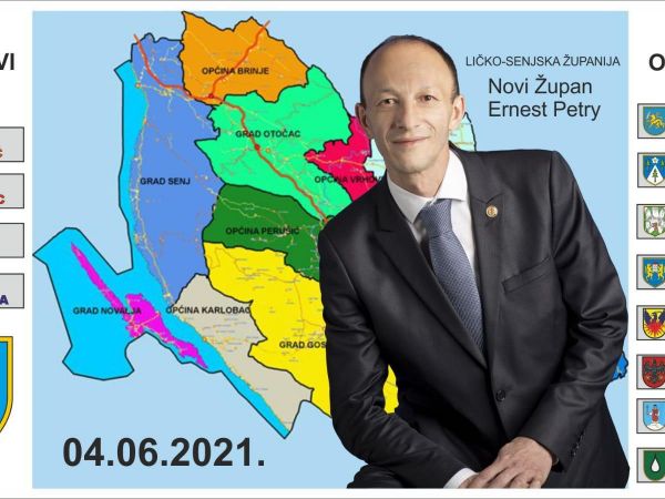 Ernest Petry preuzeo dužnost župana Ličko-senjske županije